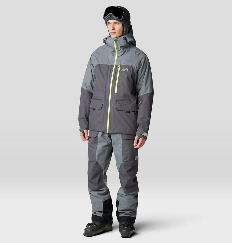 Men's Firefall Bib, Color: Volcanic, Foil, image 12