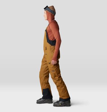 Men's Firefall Bib, Color: Golden Brown, image 4