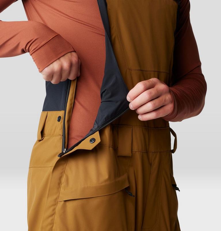 Men's Firefall Bib, Color: Golden Brown, image 9