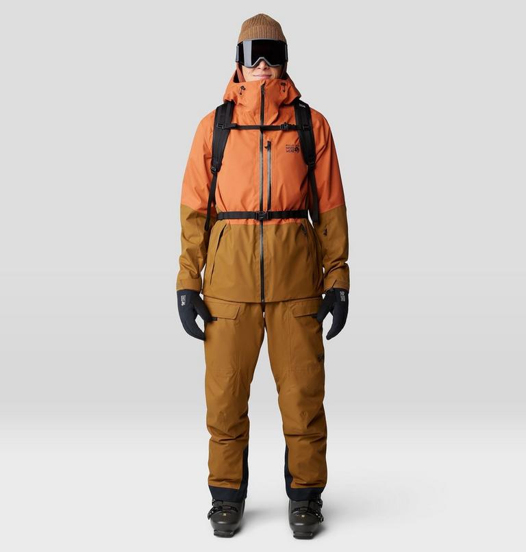 Men's Firefall Bib, Color: Golden Brown, image 10