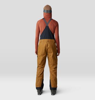 Men's Firefall Bib, Color: Golden Brown, image 3