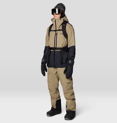 Men's Firefall Bib, Color: Landslide, image 6