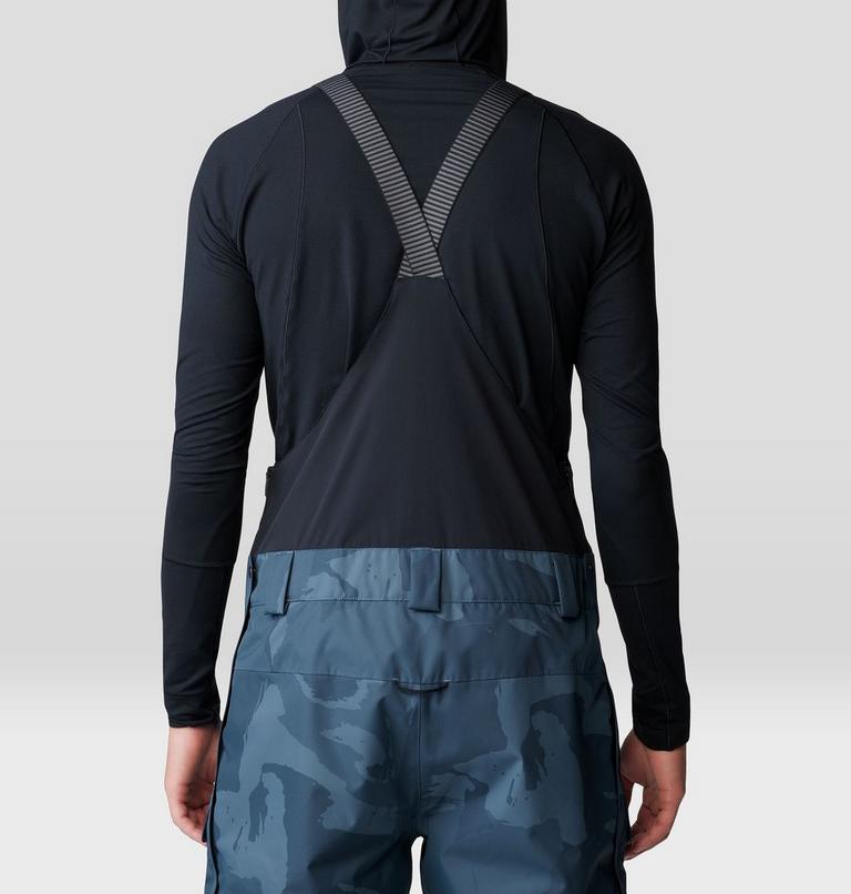 Men's Firefall Bib, Color: Moon Blue Snowdrifts Print, image 6