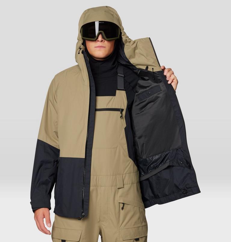 Men's Firefall Jacket, Color: Landslide, Black, image 6