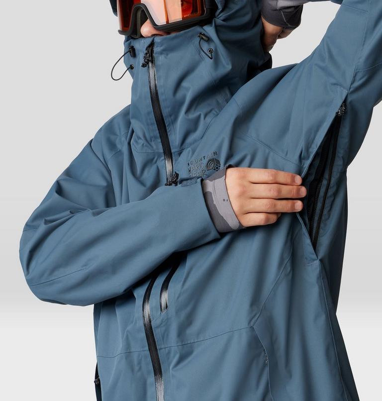 Men's Firefall Jacket, Color: Moon Blue Ombre, image 8