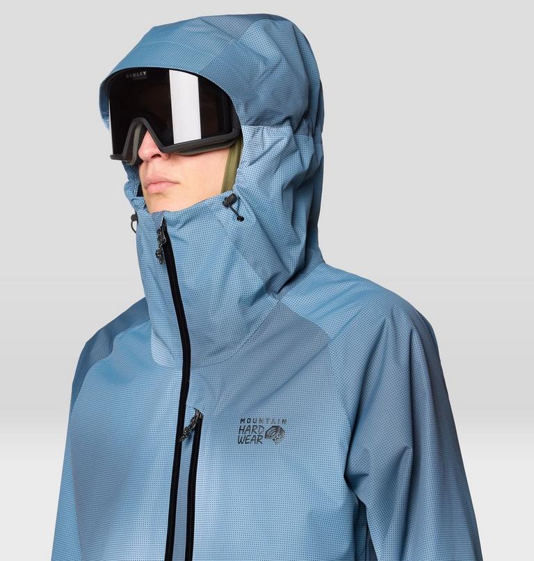 Men's Firefall Jacket, Color: Moon Blue Ombre Print, image 10