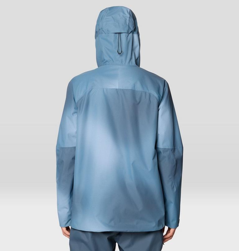 Men's Firefall Jacket, Color: Moon Blue Ombre Print, image 4