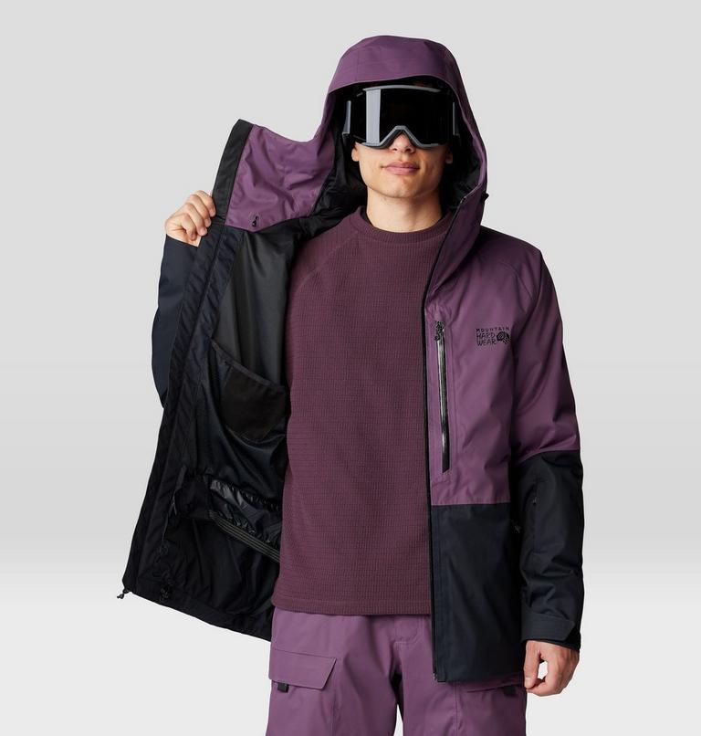 Men's Firefall Jacket, Color: Dusty Purple / Black, image 8