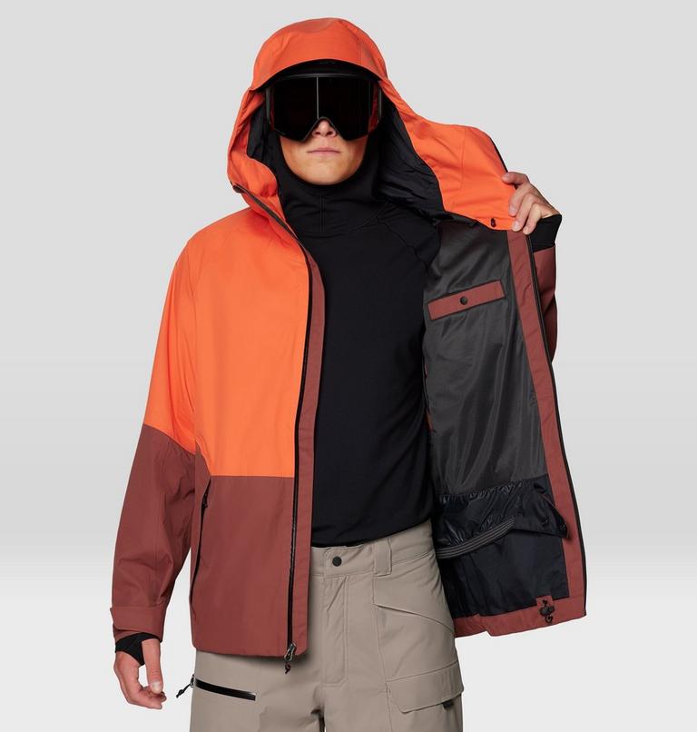 Men's Firefall Jacket, Color: Aspect, Bourbon Brown, image 8