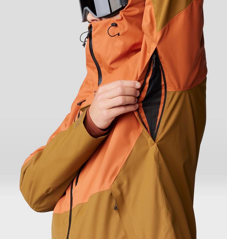 Men's Firefall Jacket, Color: Raw Carnelian, Golden Brown, image 8
