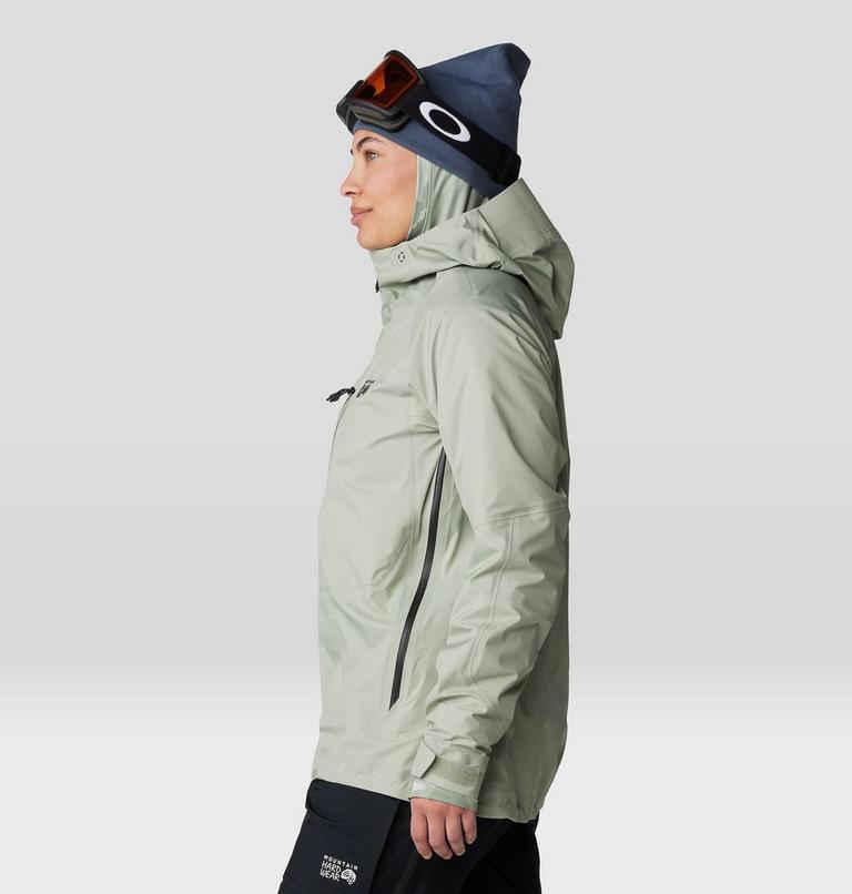 Women's High Exposure GORE-TEX C-KNIT Jacket, Color: White Sage, image 3