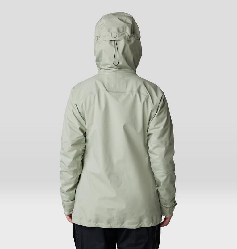 Women's High Exposure GORE-TEX C-KNIT Jacket, Color: White Sage, image 2