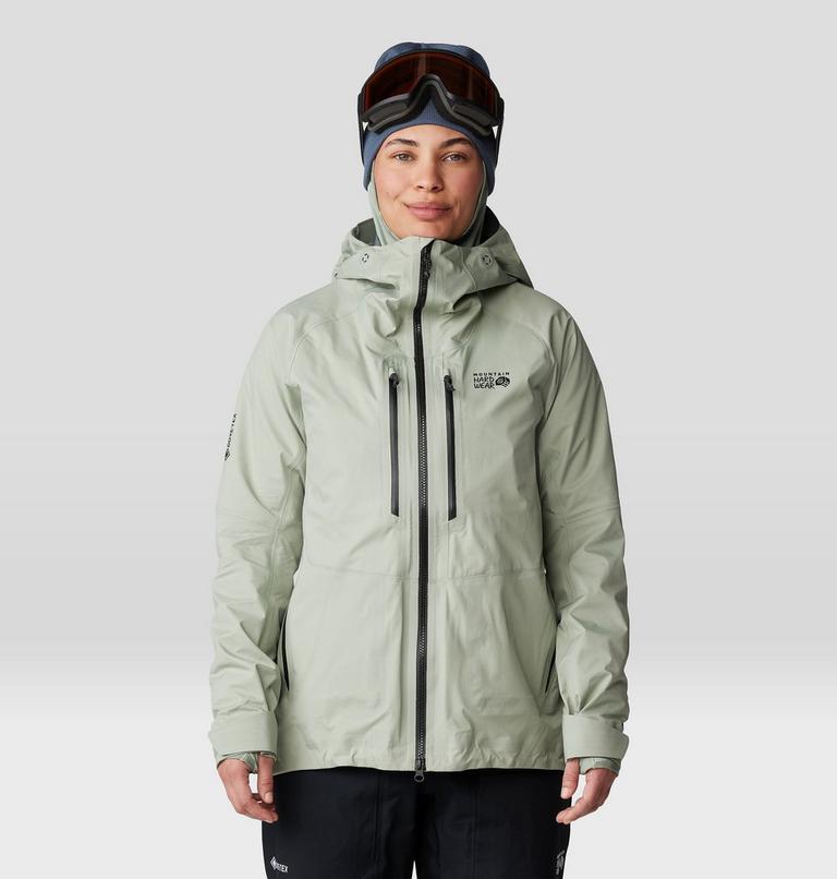 Women's High Exposure GORE-TEX C-KNIT Jacket, Color: White Sage, image 1