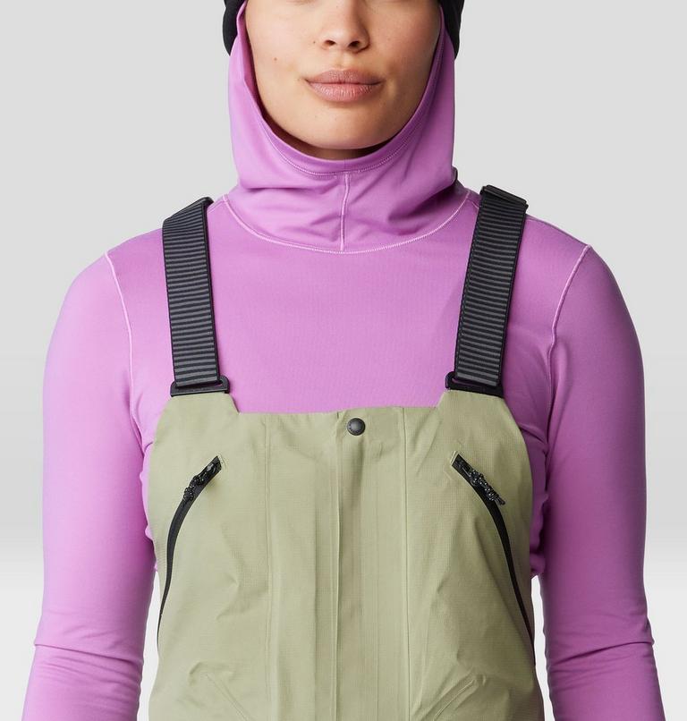 Women's High Exposure GORE-TEX C-KNIT Bib, Color: Mantis Green, image 5