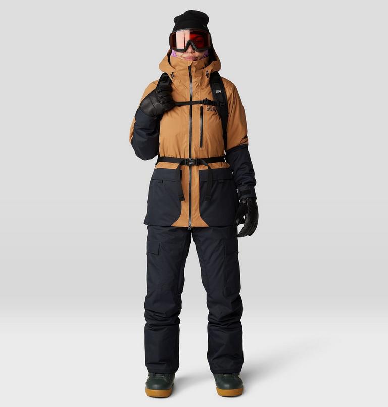 Women's Firefall Insulated Parka, Color: Copper Clay, Black, image 12