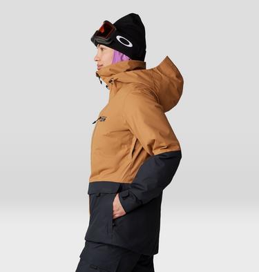 Women's Firefall Insulated Parka, Color: Copper Clay, Black, image 3