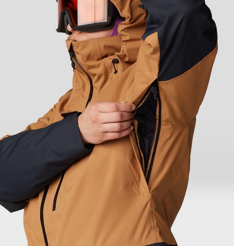 Women's Firefall Insulated Parka, Color: Copper Clay, Black, image 7