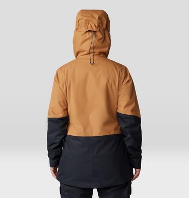 Women's Firefall Insulated Parka, Color: Copper Clay, Black, image 2