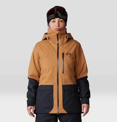Women's Firefall Insulated Parka, Color: Copper Clay, Black, image 1