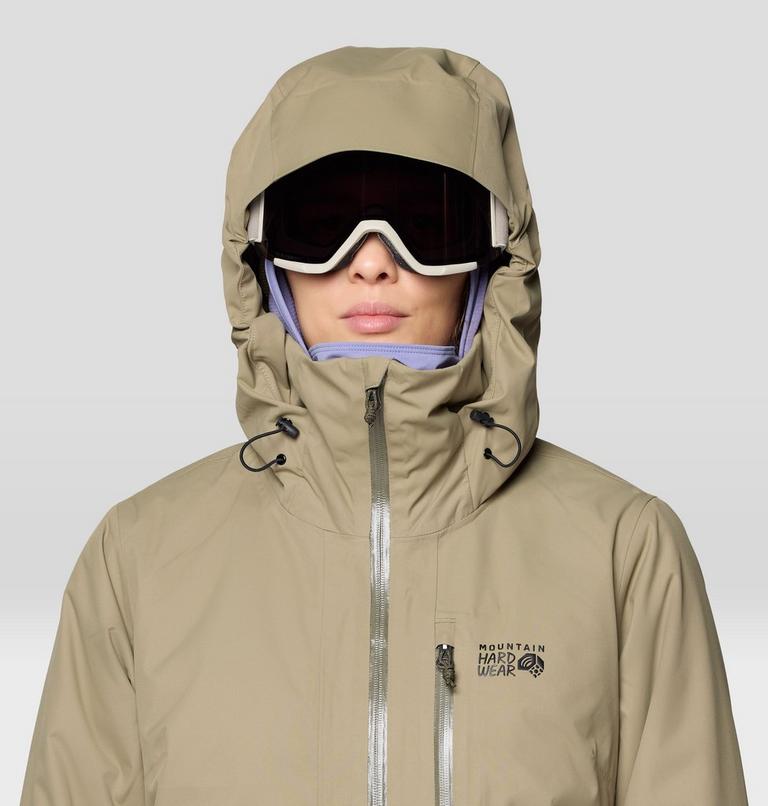 Women's Firefall Insulated Parka, Color: Landslide, Dark Pine, image 8