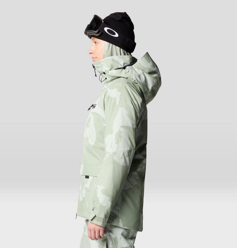 Women's Firefall Insulated Parka, Color: White Sage Snowdrifts Print, image 3