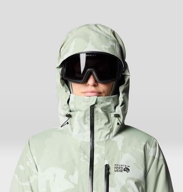 Women's Firefall Insulated Parka, Color: White Sage Snowdrifts Print, image 8