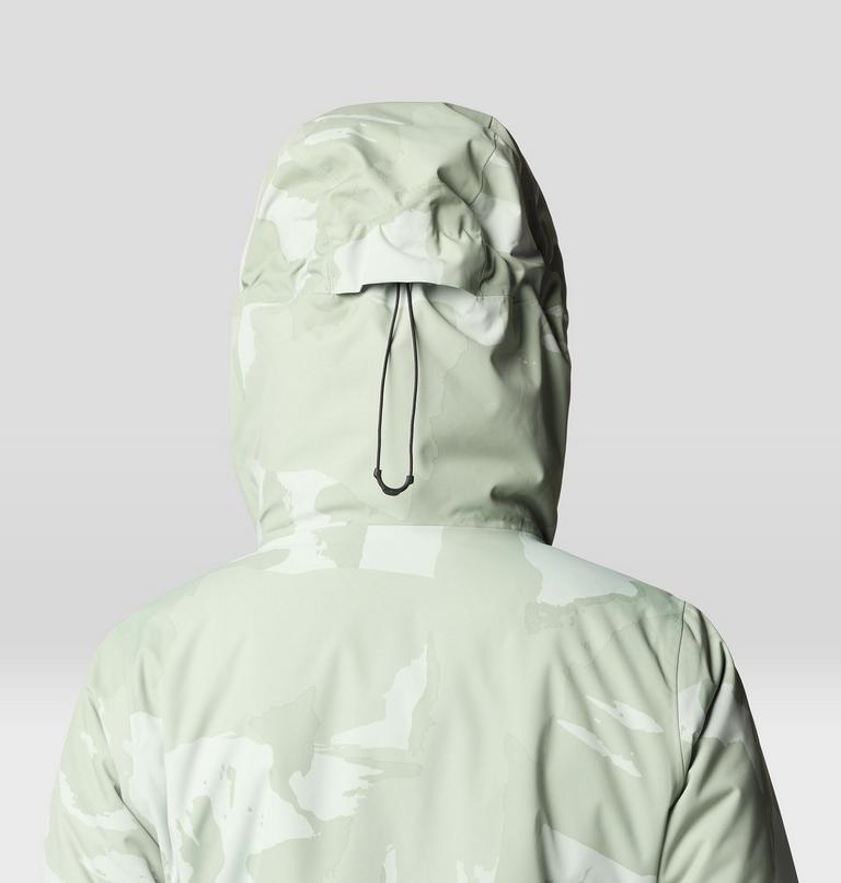 Women's Firefall Insulated Parka, Color: White Sage Snowdrifts Print, image 6