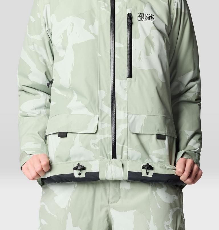 Women's Firefall Insulated Parka, Color: White Sage Snowdrifts Print, image 7