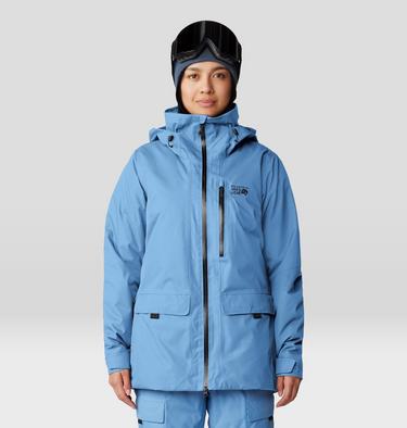 Women's Firefall Insulated Parka, Color: Nitric Blue, image 9