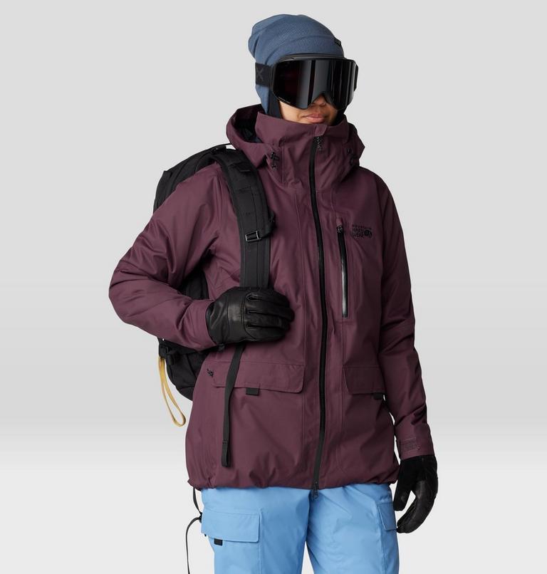 Women's Firefall Insulated Parka, Color: Blackberry, image 13