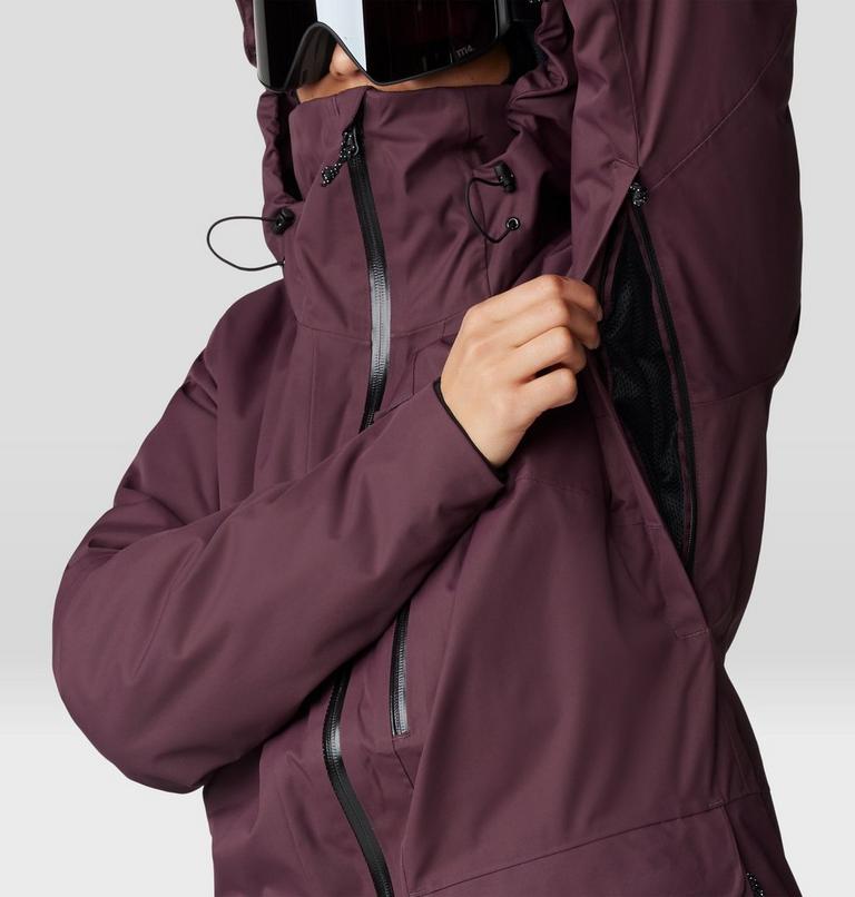 Women's Firefall Insulated Parka, Color: Blackberry, image 8