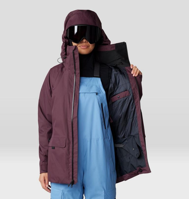 Women's Firefall Insulated Parka, Color: Blackberry, image 10