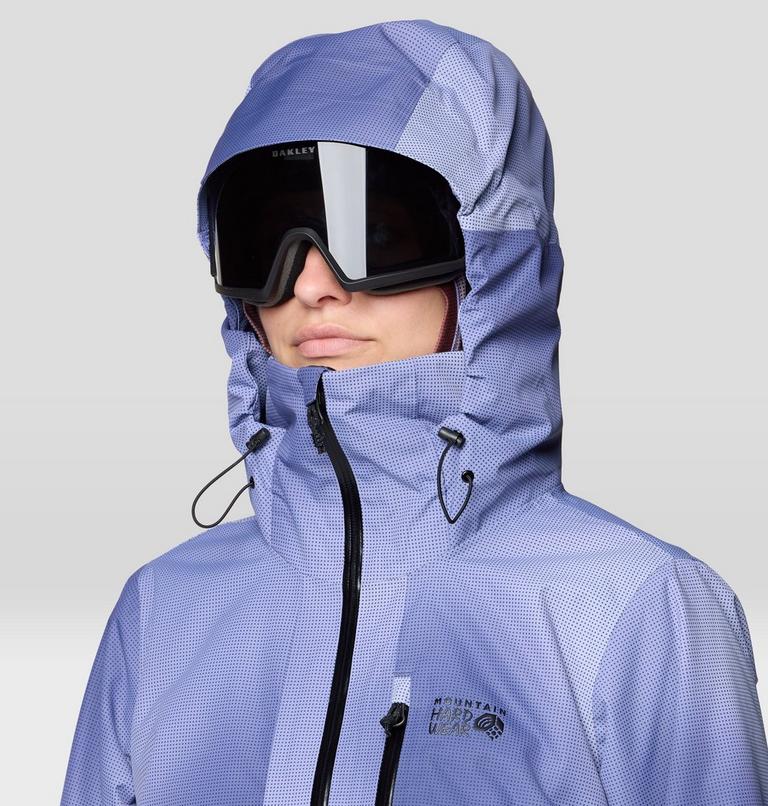 Women's Firefall Insulated Parka, Color: Lapis Dusk Ombre Print, image 7