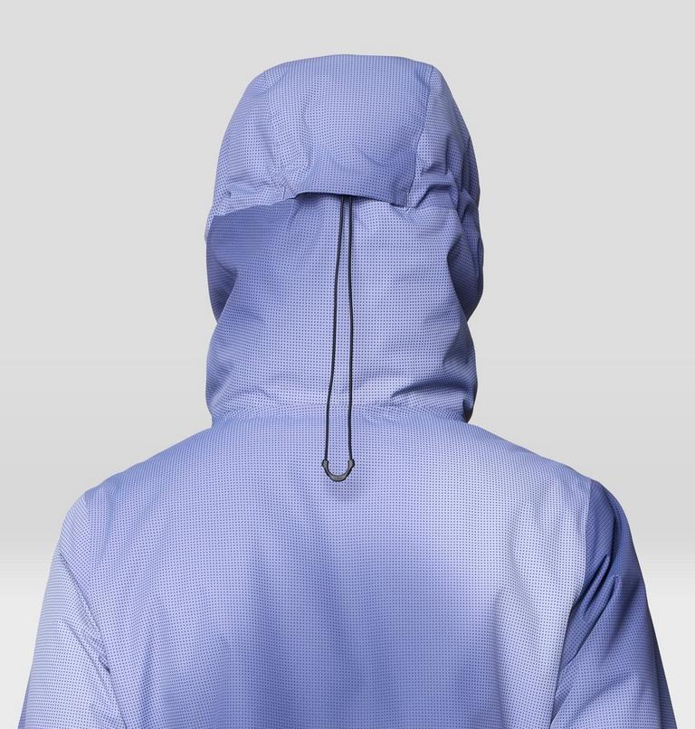 Women's Firefall Insulated Parka, Color: Lapis Dusk Ombre Print, image 8