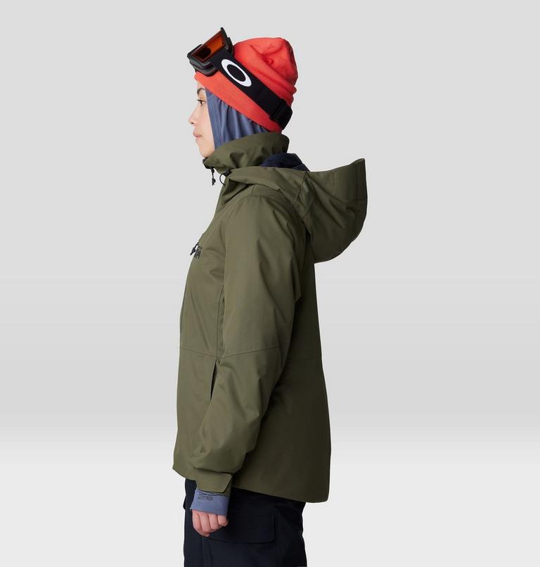 Women's Firefall Insulated Jacket, Color: Dark Pine, image 3