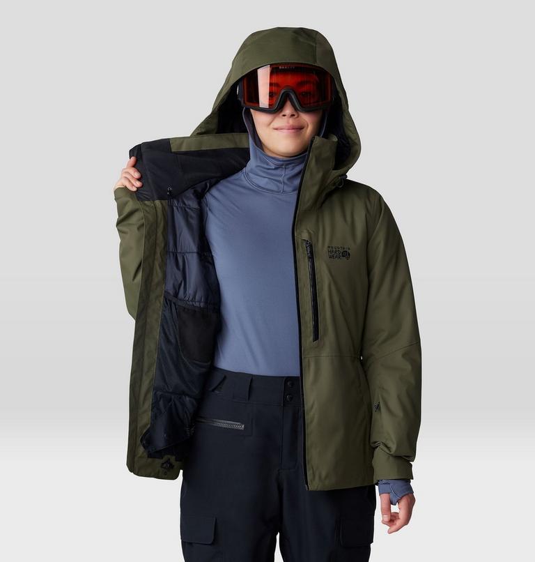 Women's Firefall Insulated Jacket, Color: Dark Pine, image 9