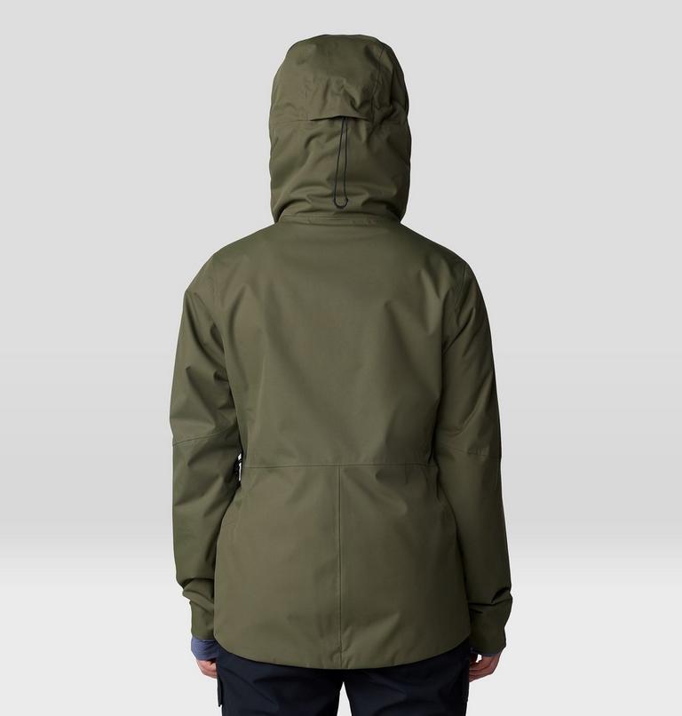 Women's Firefall Insulated Jacket, Color: Dark Pine, image 2