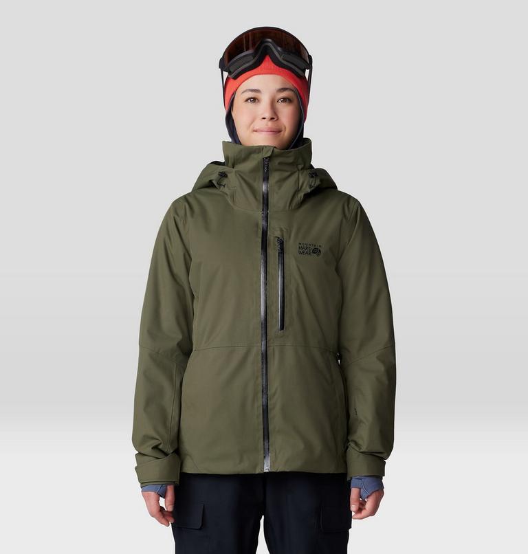 Women's Firefall Insulated Jacket, Color: Dark Pine, image 1