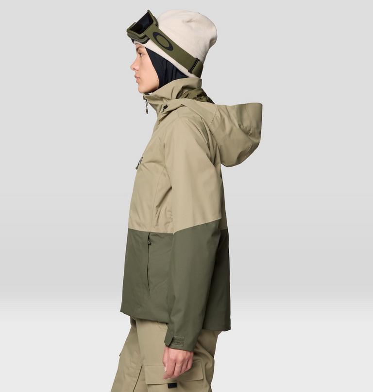 Women's Firefall Insulated Jacket, Color: Landslide, Dark Pine, image 4