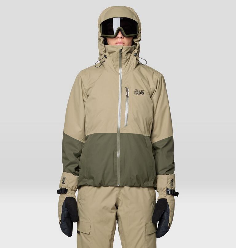 Women's Firefall Insulated Jacket, Color: Landslide, Dark Pine, image 5