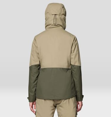 Women's Firefall Insulated Jacket, Color: Landslide, Dark Pine, image 7