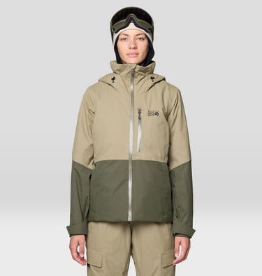 Women's Firefall Insulated Jacket, Color: Landslide, Dark Pine, image 5