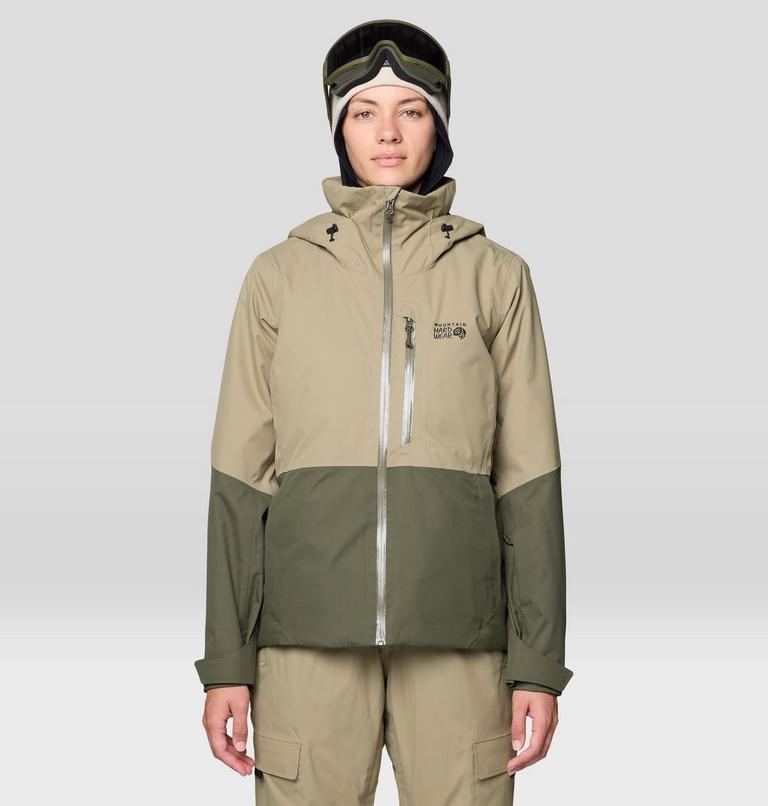 Women's Firefall Insulated Jacket, Color: Landslide, Dark Pine, image 1