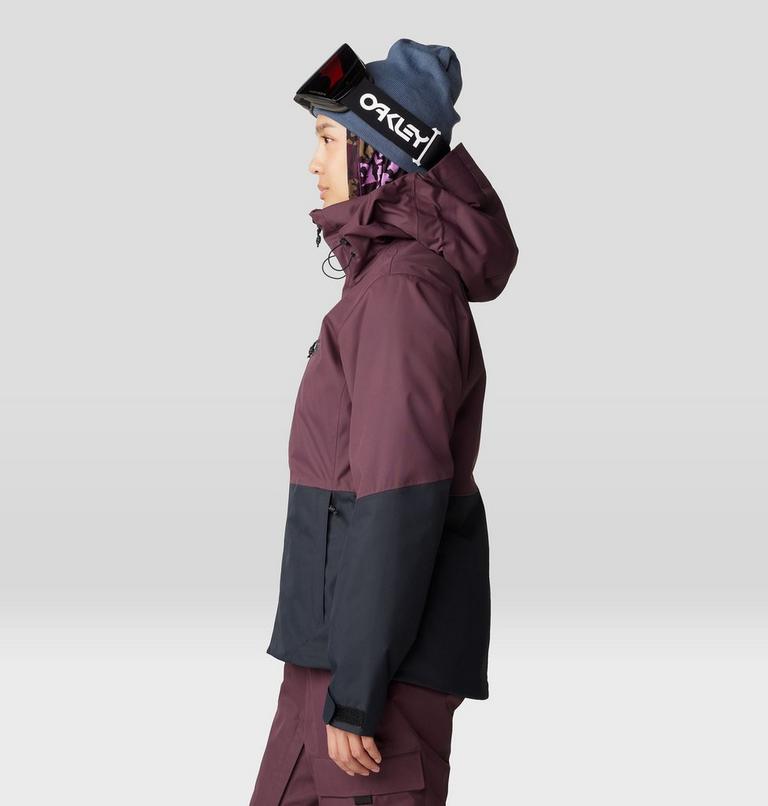 Women's Firefall Insulated Jacket, Color: Blackberry / Black, image 3