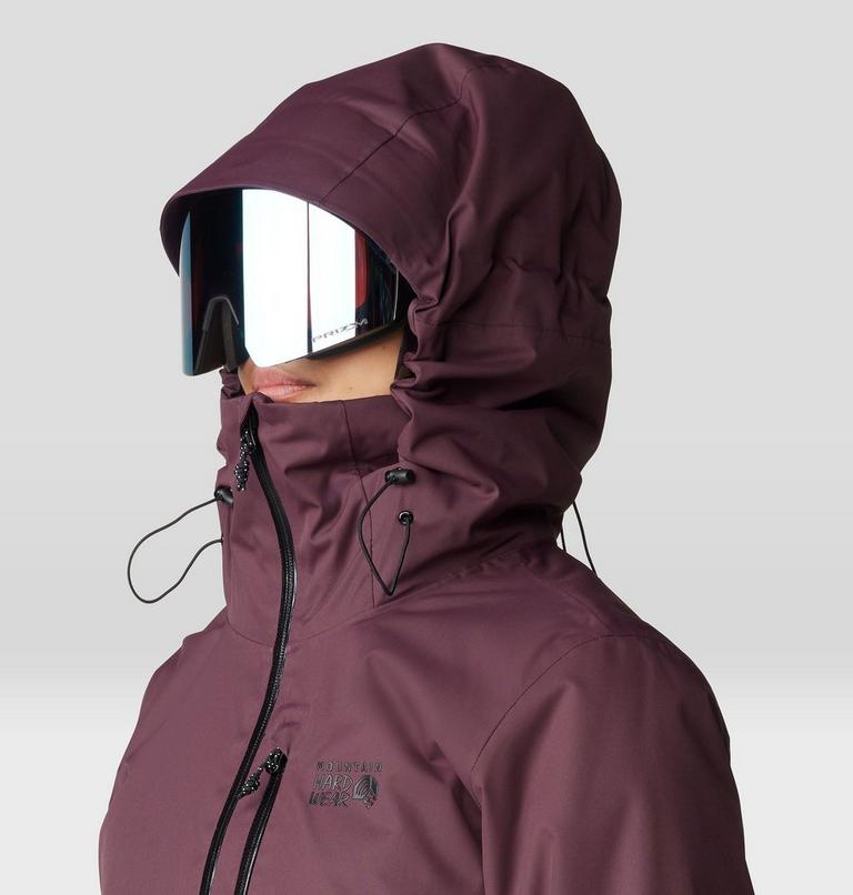 Women's Firefall Insulated Jacket, Color: Blackberry / Black, image 5