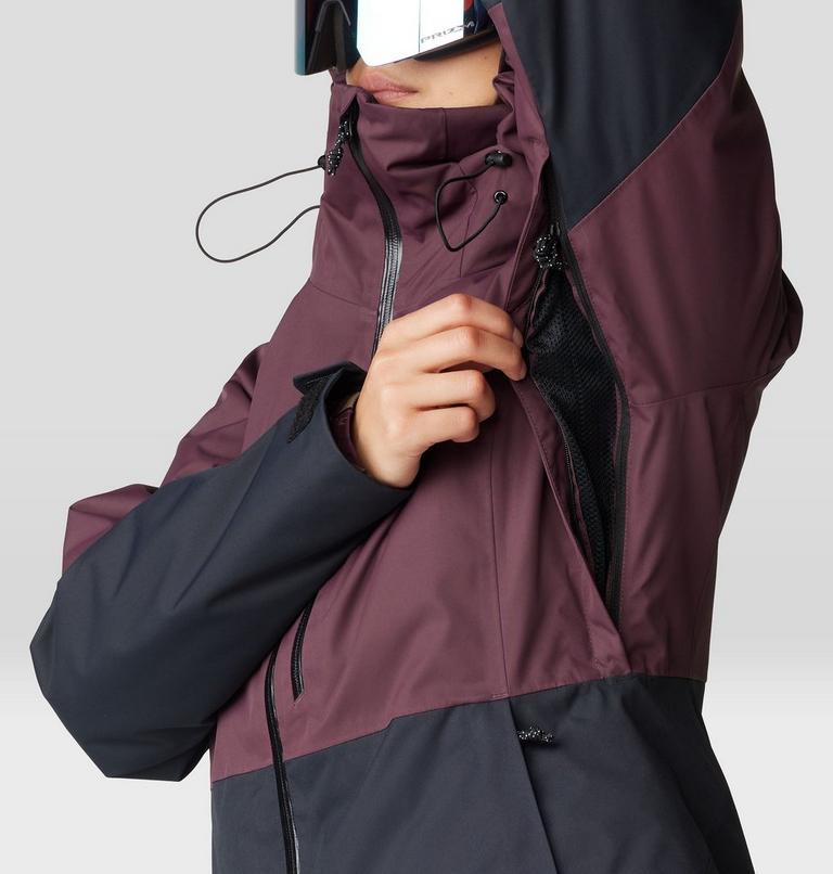 Women's Firefall Insulated Jacket, Color: Blackberry / Black, image 8
