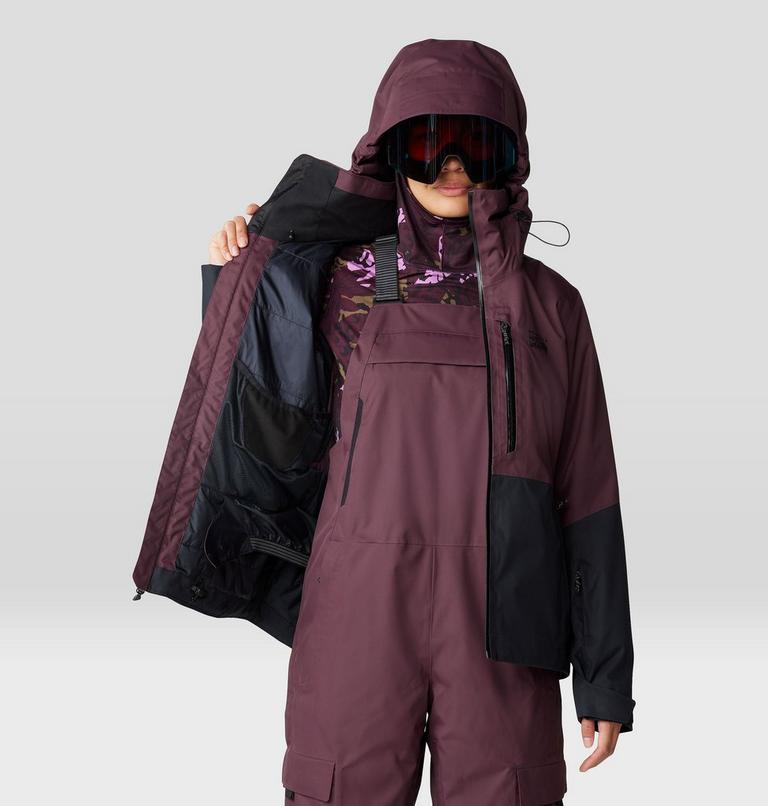 Women's Firefall Insulated Jacket, Color: Blackberry / Black, image 9