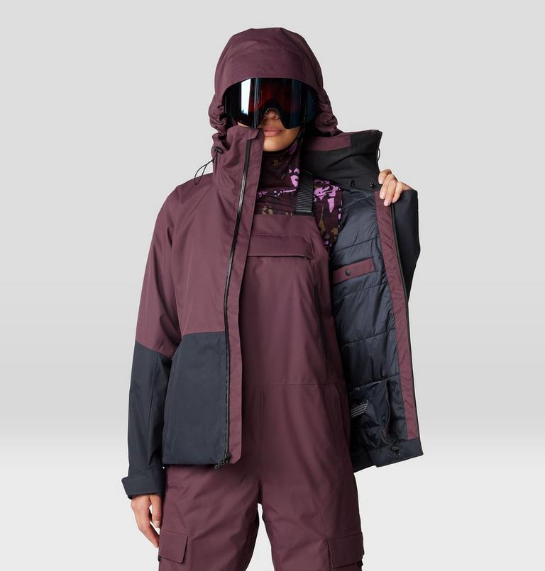 Women's Firefall Insulated Jacket, Color: Blackberry / Black, image 10