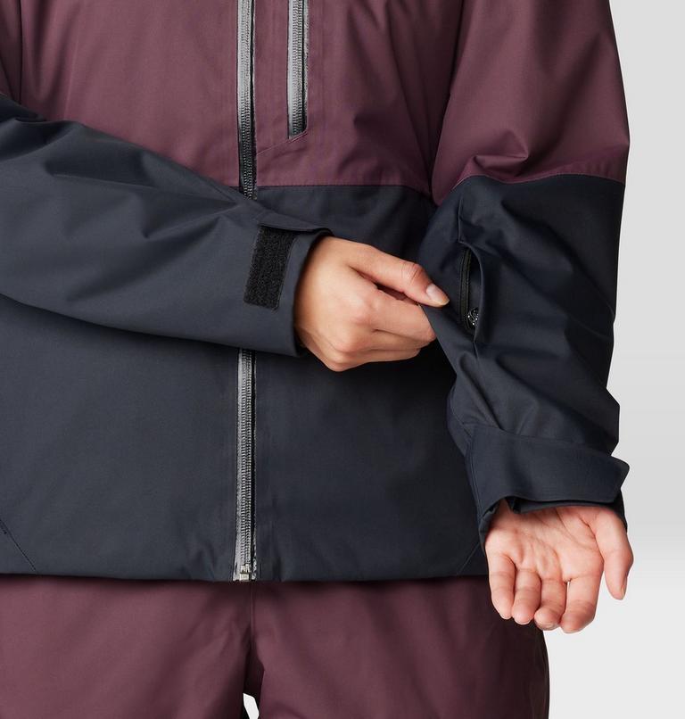 Women's Firefall Insulated Jacket, Color: Blackberry / Black, image 11