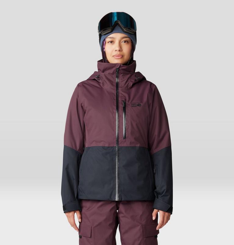 Women's Firefall Insulated Jacket, Color: Blackberry / Black, image 1